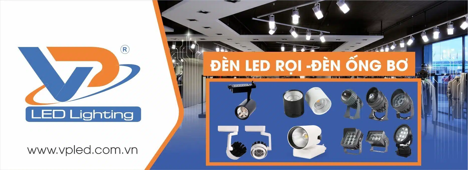 Đèn rọi ray