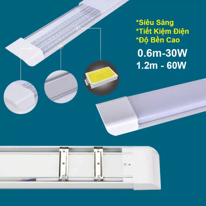 ƯU ĐIỂM VƯỢT TRỘI CỦA ĐÈN TUÝP LED BÁN NGUYỆT VP