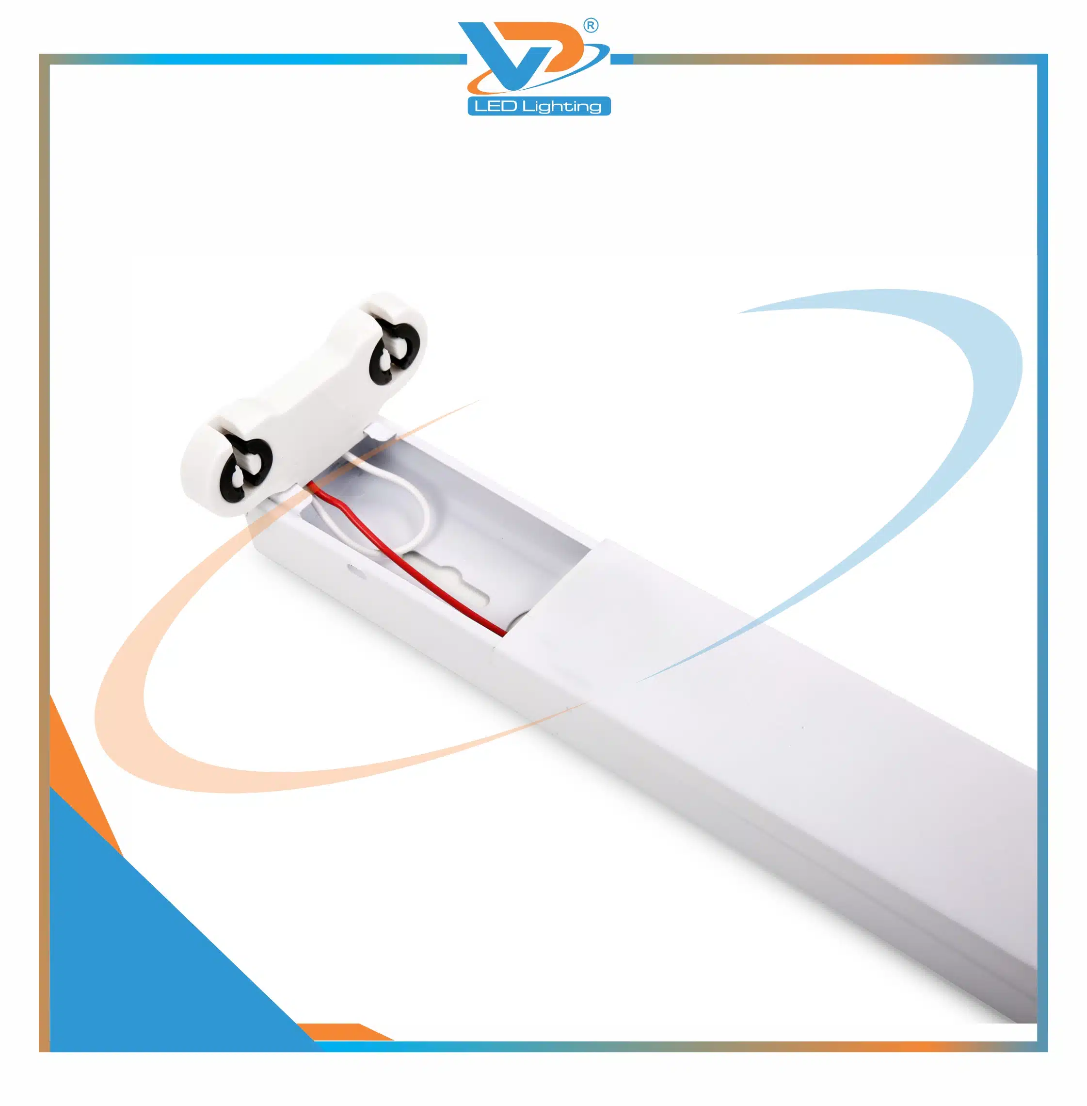 MÁNG TUÝP LED T8 ĐÔI M56